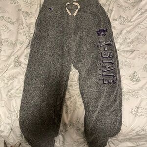 Champion Gray K-State Joggers